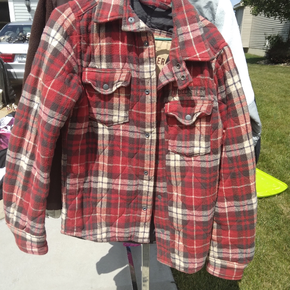 Thick lined flannel jacket